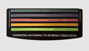 Lesebändchen Etui Multicolor