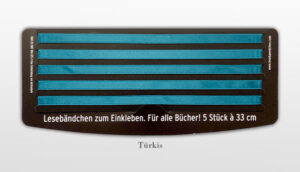 5 x Lesebändchen Etui Monocolor