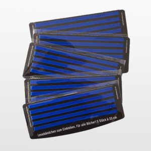 5 x Lesebändchen Etui Monocolor